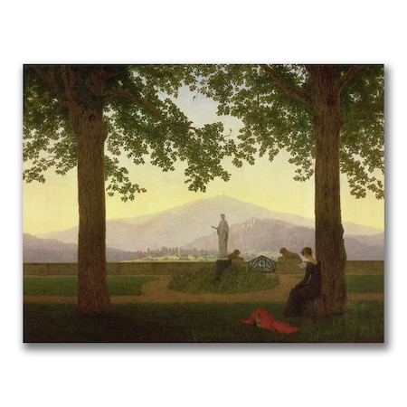 Caspar Friedrich 'Garden Terrace 1811' Canvas Art,24x32